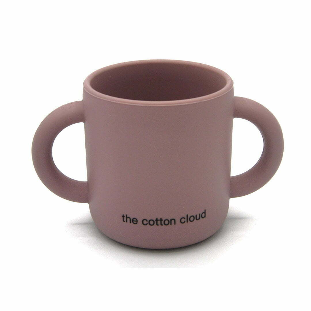 Silicon Drinking Cup in Dusty Pink from the cotton cloud