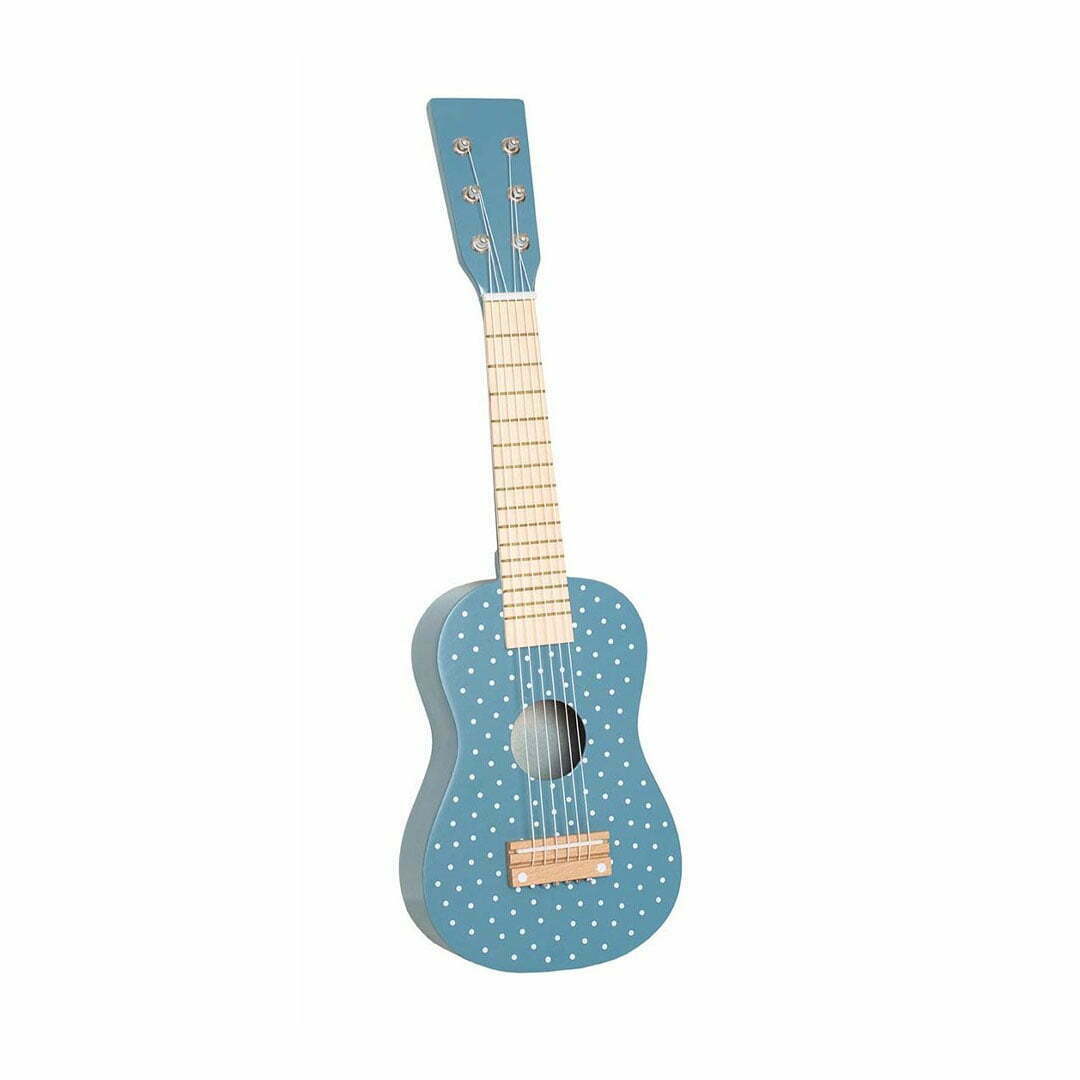 παιδική ξύλινη μπλε κιθάρα παιχνίδι jabadabado