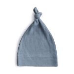 Ribbed Baby Beanie Organic Cotton in Tradewinds from Mushie